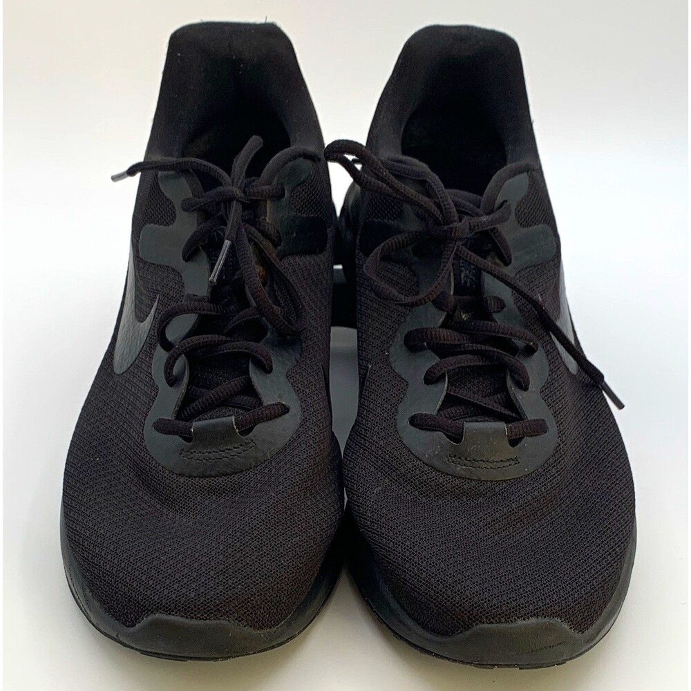Nike Revolution 6 Black/Dark Smoke Grey Mesh Lace-Up Running Sneaker DC3728-001